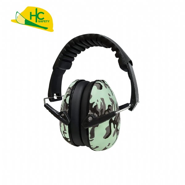 HC706 Camo, 兒童迷彩紋降噪折疊式耳罩