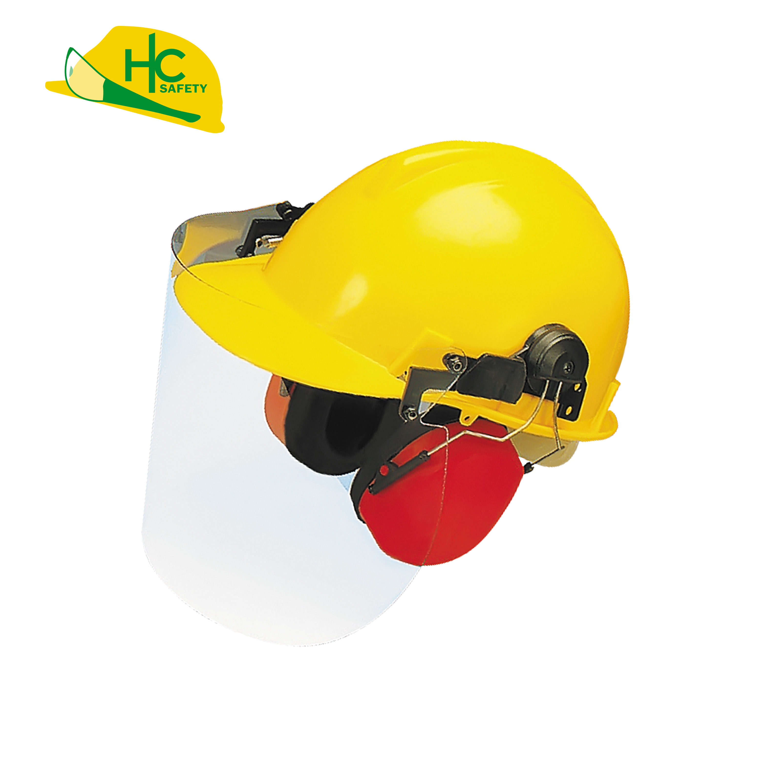 Mounted Earmuffs on Helmet H302-BB